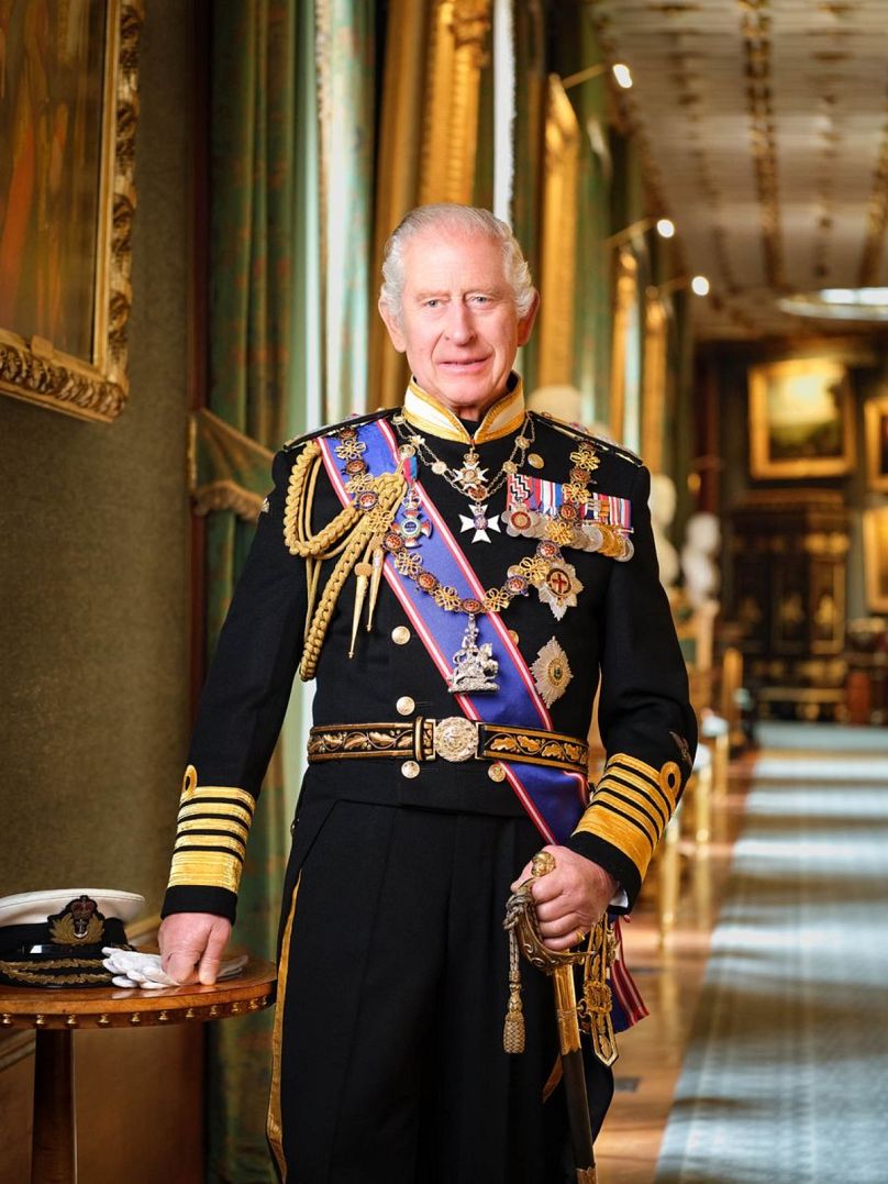 The official portrait of King Charles III