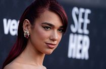 Dua Lipa on pop stars taking a stand and calling for Gaza ceasefire  - pictured here at 29th Critics Choice Awards on Sunday 14 January 2024