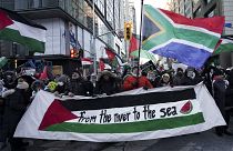 مظاهرة داعمة للفلسطينيين في كندا