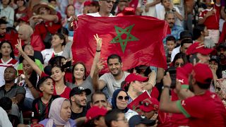 Morocco: Supporters in Casablanca celebrate AFCON opener win