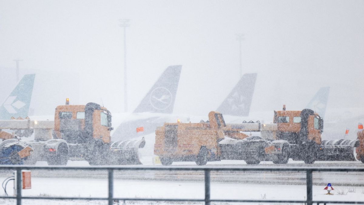 Vários voos foram cancelados em Frankfurt e outros aeroportos