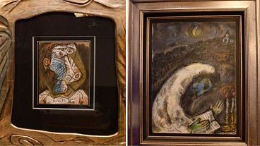 Stolen Chagall and Picasso paintings found in Antwerp basement 