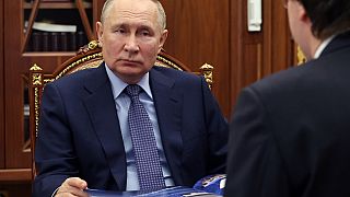 Russlands Präsident Wladimir Putin und die Rekrutierung für den Krieg in der Ukraine