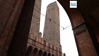 Garisenda, la emblemática torre inclinada de Bolonia