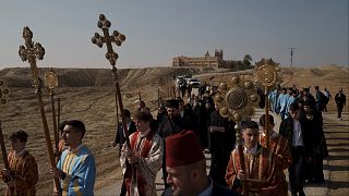 احتفالات بعيد الغطاس في الضفة الغربية