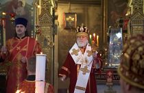 Митрополит Русской Православной церкви Евгений, кадр из видео EBU