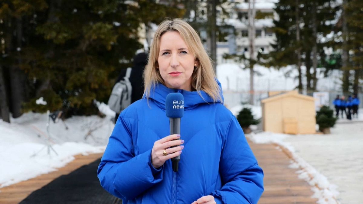 Méabh Mc Mahon, de Euronews, en Davos