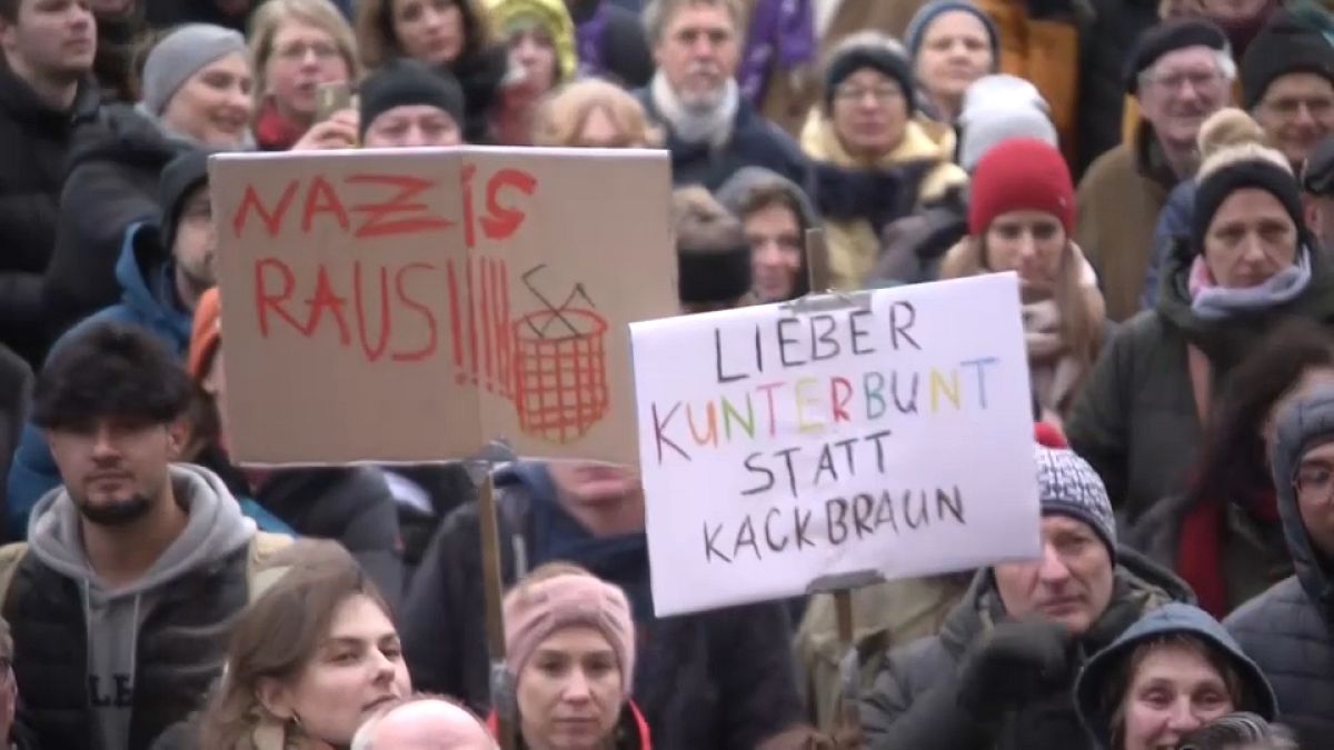 Proteste contro l'estrema destra questa settimana in Germania 