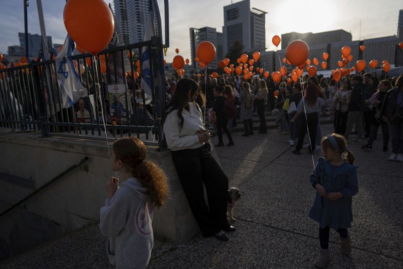 Kundgebung für einjährige Geisel in Tel Aviv