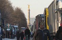 LKW-Fahrer protestieren in Berlin