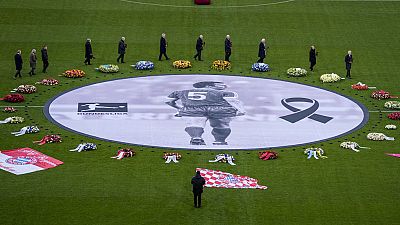 Bei der Gedenkfeier der Fußballlegende Franz Beckenbauer waren viele Prominente aus der Welt der Politik und des Fußballs anwesend. 