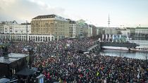 متظاهرون في هامبورغ ضد مخططات اليمين المتطرف