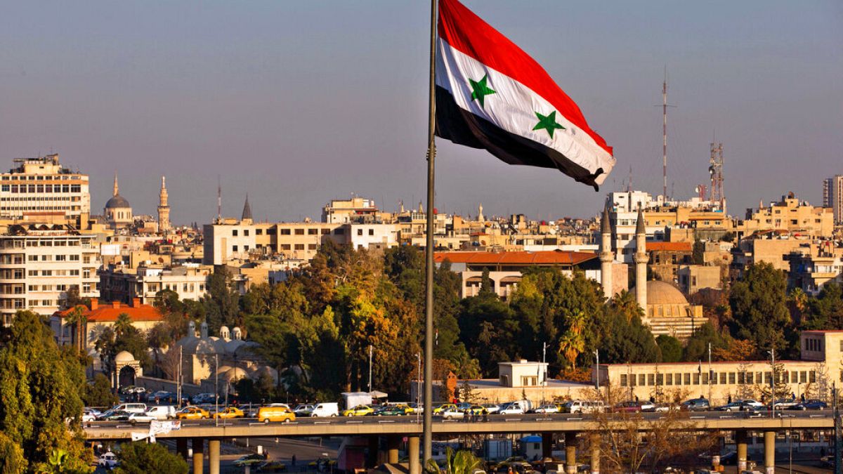 العلم السوري في دمشق