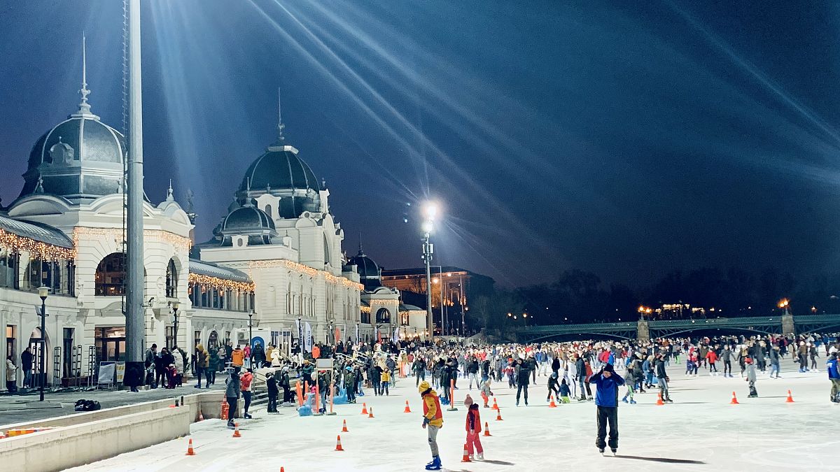 Jégpályák Éjszakája a Városligeti Műjégen - Budapest, 2024. január 20. 