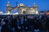 In Berlin versammelten sich am Sonntag 100.000 Menschen, um sich gegen Rechtsextremismus stark zu machen.