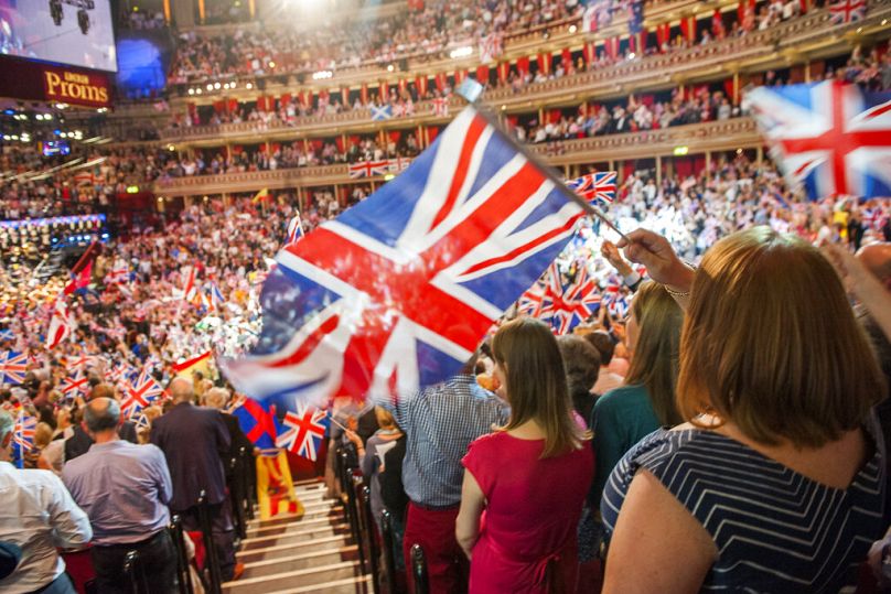 A Rule, Britannia! éneklése 2014-ben a Proms zárásaként