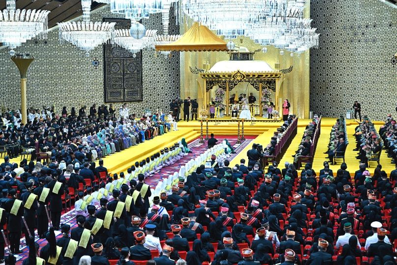 Az esküvői fogadás a szultán palotájában, 2024. január 14.
