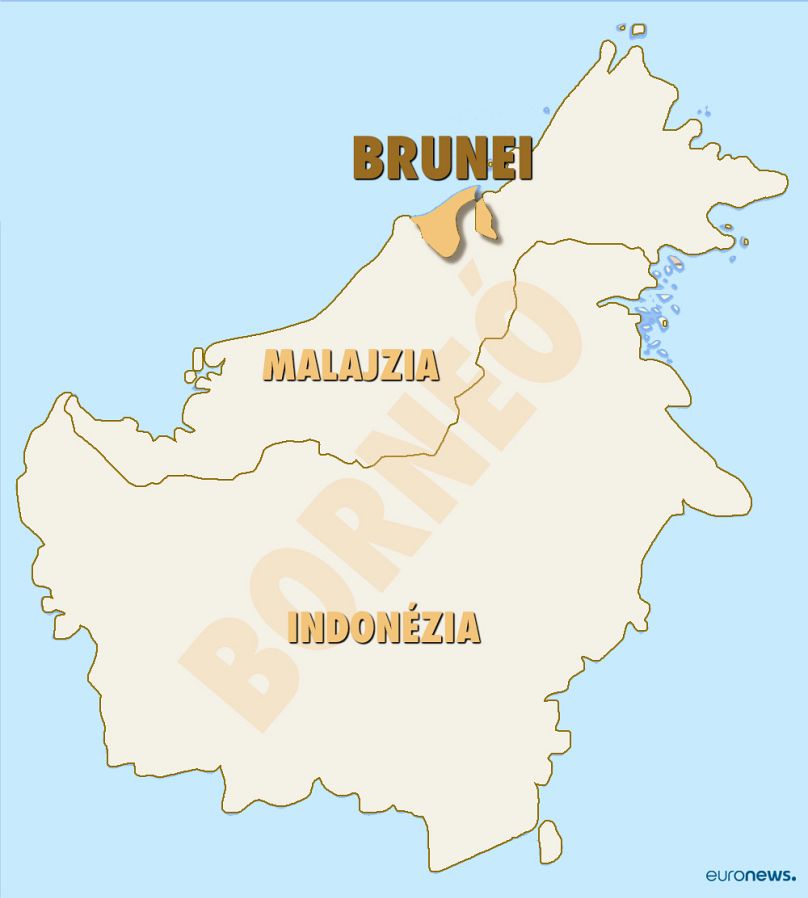 Brunei térképe