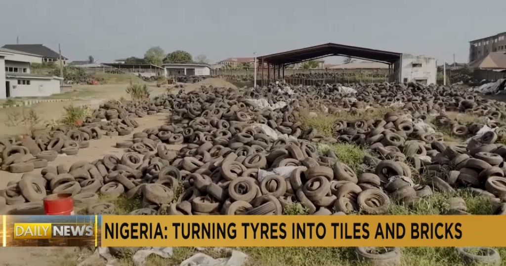 Nigeria: turning tyres into tiles and bricks | Africanews