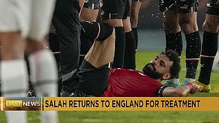 Egypt: Injured Salah leaving AFCON 'temporarily' for treatment in England 