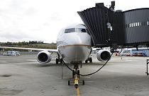 Boeing 737-900ER Seattle'da United Airlines'a teslim edilirken/ Arşiv