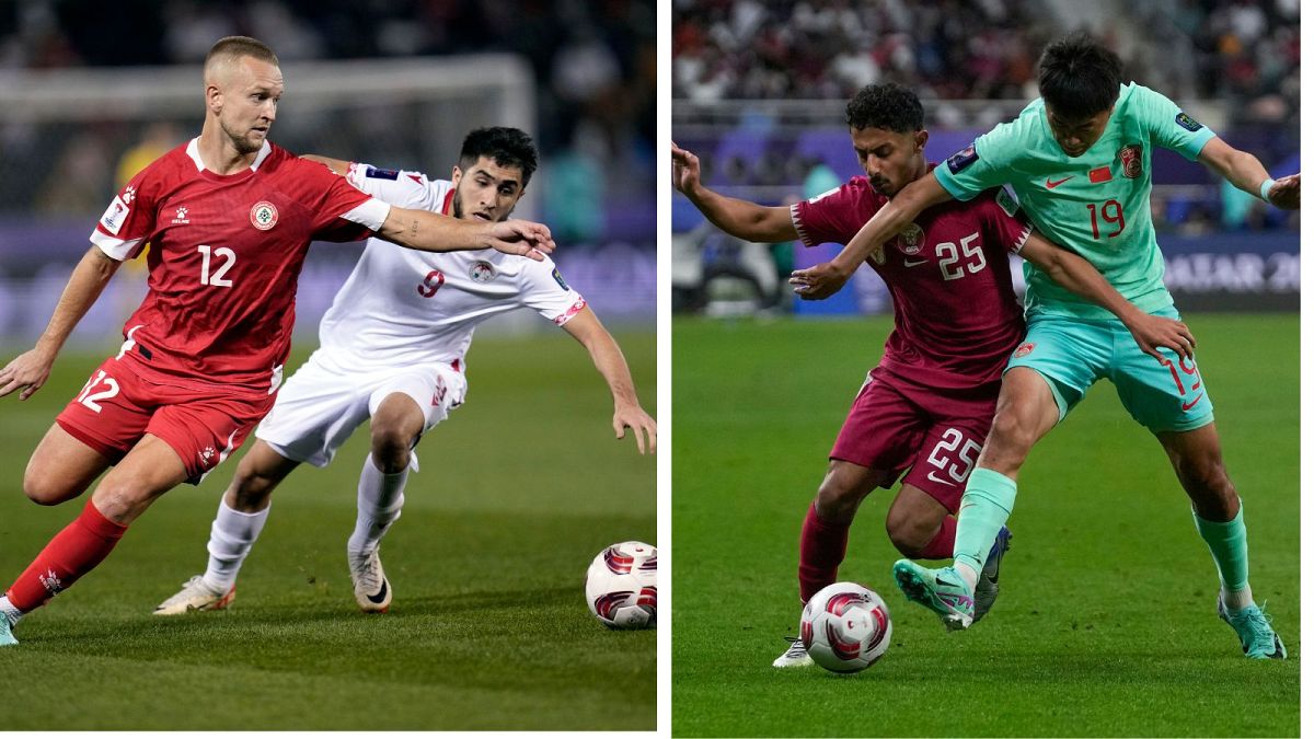 پیروزی قطر و تاجیکستان در جام ملت‌های آسیا مقابل چین و لبنان