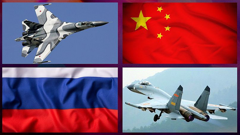 Balra fent az eredeti orosz - jobbra lent a kínai klón