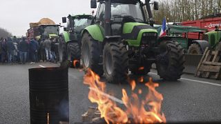Фермеры перекрыли движение на автодорогах в нескольких департаментах Франции
