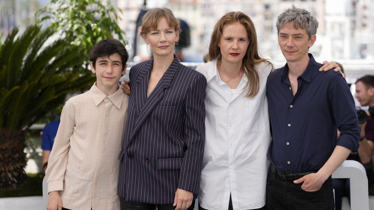 Der Cast von "Anatomie eines Falls" bei den 76. Internationalen Filmfestspielen in Cannes, Südfrankreich am 22. Mai 2023