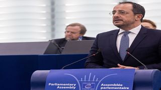 Ο Πρόεδρος της Κυπριακής Δημοκρατίας, Νίκος Χριστοδουλίδης στην Ολομέλεια της Κοινοβουλευτικής Συνέλευσης του Συμβουλίου της Ευρώπης