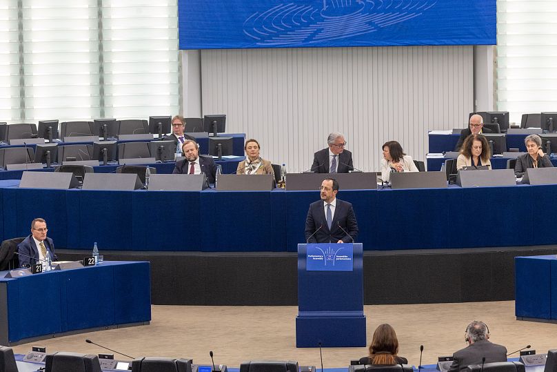 Ο Πρόεδρος της Κυπριακής Δημοκρατίας, Νίκος Χριστοδουλίδης στην Ολομέλεια της Κοινοβουλευτικής Συνέλευσης του Συμβουλιου της Ευρώπης