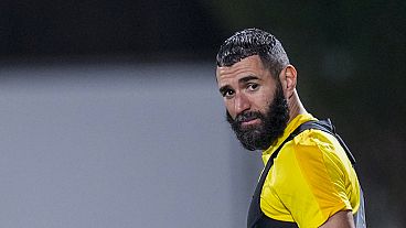 Suudi el İttihad takımınının forvet oyuncusu Fransız futbolcu Karim Bezema