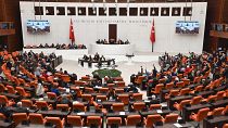جلسة البرلمان التركي للمصادقة على انضمام السويد لحلف الناتو. بتاريخ 23.01.24 