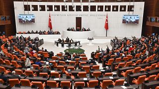 جلسة البرلمان التركي للمصادقة على انضمام السويد لحلف الناتو. بتاريخ 23.01.24 