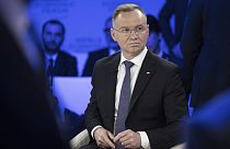 A lengyel elnök a davosi fórumon