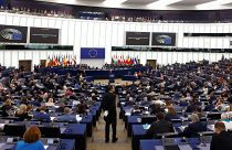 جلسة للبرلمان الأوروبي في مدينة ستراسبورغ الفرنسية