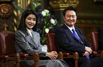 Güney Kore Cumhurbaşkanı Yoon Suk Yeol ve eşi Kim Keon Hee 