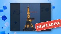 Il video falso della Torre Eiffel in fiamme