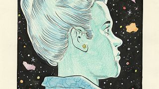 The cover art from 'Monica' by cartoonist Daniel Clowes 
