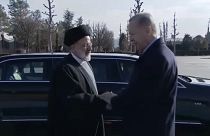 رجب طيب أردوغان يستقبل إبراهيم رئيسي في أنقرة، تركيا-24 يناير 2024