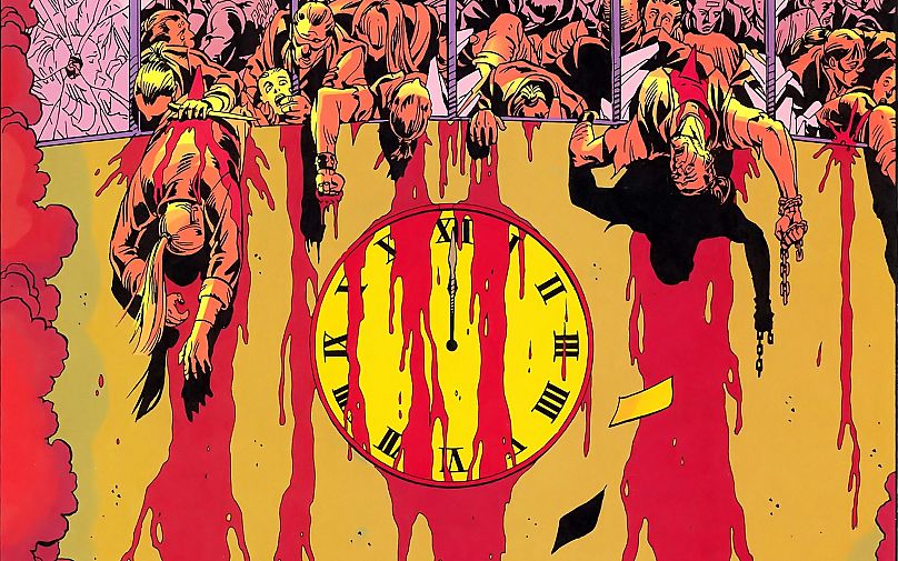 Auszug aus der Graphic Novel Watchmen von Alan Moore und Dave Gibbons