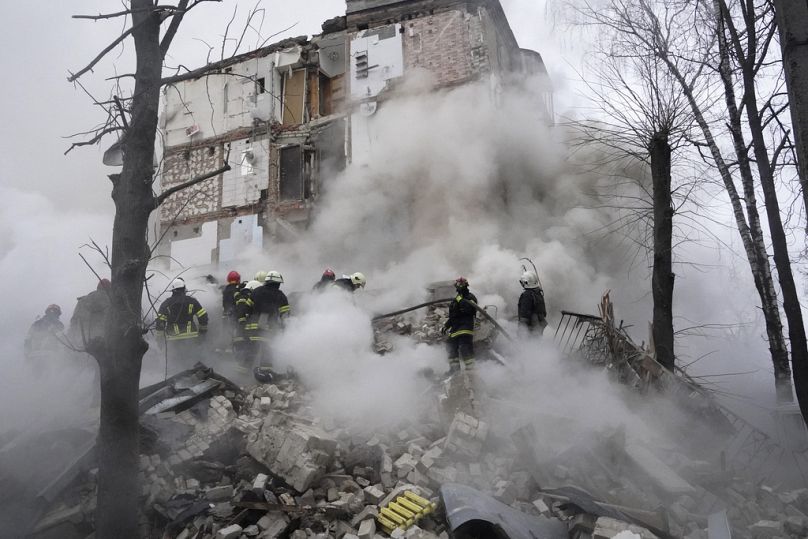 Die ukrainische Stadt Charkiw wurde erneut stark beschossen.