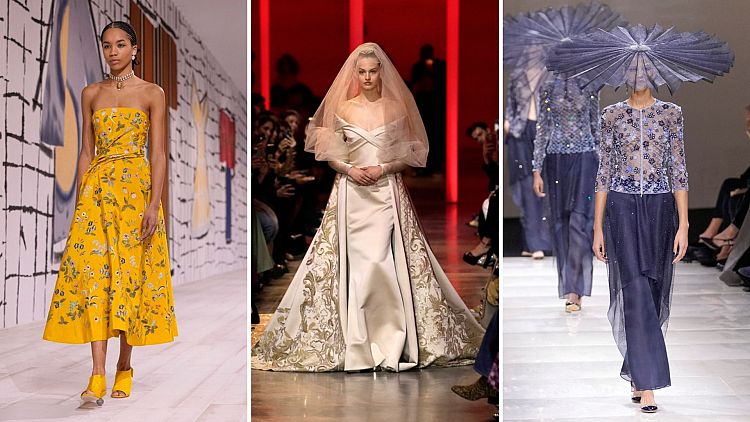 Video. Bridal gowns to quiet luxury chic: The very best of Paris ...