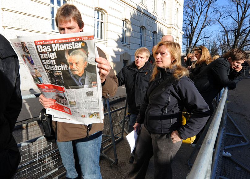 رسانه‌های اتریشی به هنگام افشای این جنایت به آقای فریتزل لقب «هیولا» را دادند
