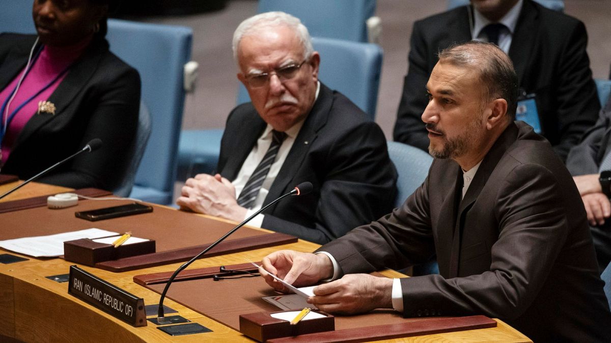 حسین امیرعبداللهیان در نشست شورای امنیت سازمان ملل متحد