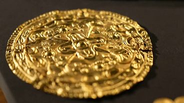 قطعة ذهبية من الكنوز الغانية في لندن. 