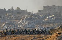 سربازان اسرائیلی در غزه سنگر گرفته اند