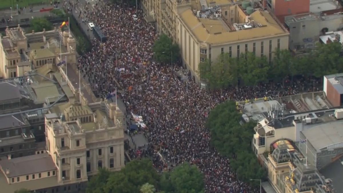 Sydney'de Avustralya Günü protestoları
