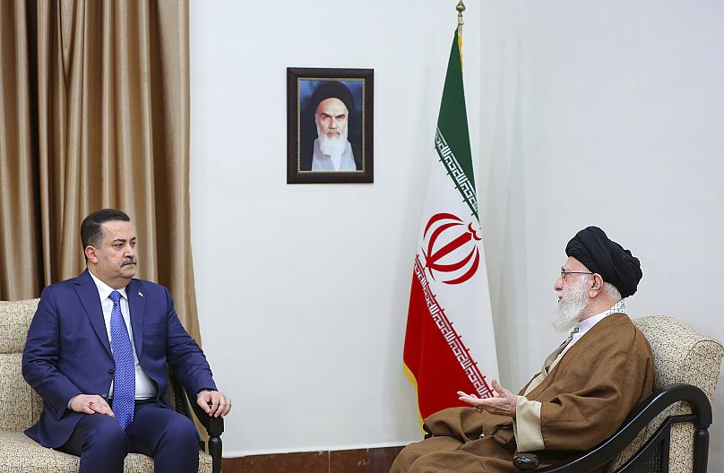 دیدار محمد شیاع سودانی، نخست وزیر عراق با علی خامنه‌ای رهبر ایران
