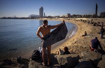 December also brought unseasonably warm weather in parts of Spain. 